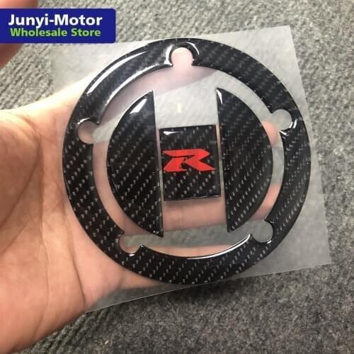 3D Carbon Fiber Fuel Tank Cover Cap Sticker For Suzuki GSXR GSX-R 600 750 1000 GSX1300R SV1000 SV650 Racing Motorcycle Decal
