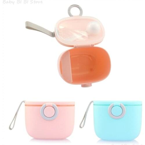 500ML Portable Baby Food Storage Box Essential Cereal Infant Milk Powder Box Toddler Snacks Container