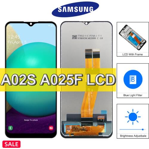6.5" Original For Samsung Galaxy A02S Display SM-A025F/DS LCD Touch Screen Digitizer Display For Samsung A02S LCD SM-A025M/DS