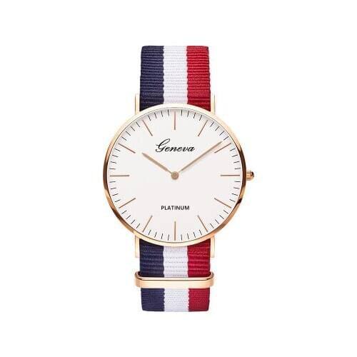 Relogio Feminino New famous Brand Classic Nylon strap Watch Men Women Casual Quartz Watches Fashion Ladies Watch Relojes Hombre