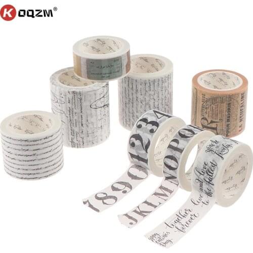 DIY Washi Paper Masking Tape Rolls Set Planner Accessories Vintage Retro Antique Travel Airmail Stamps Theme Wash Paper Planner