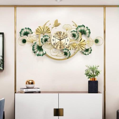 Europe Style Art Wall Clock Modern Design Quartz Vintage Retro Novelty Wall Clock Metal Mechanical Reloj Pared Clocks BY50WC