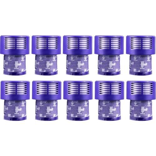 Wholesale 10Pcs Washable Hepa Filters For Dyson V10 Cordless Vacuum Cleaner Accessories Parts