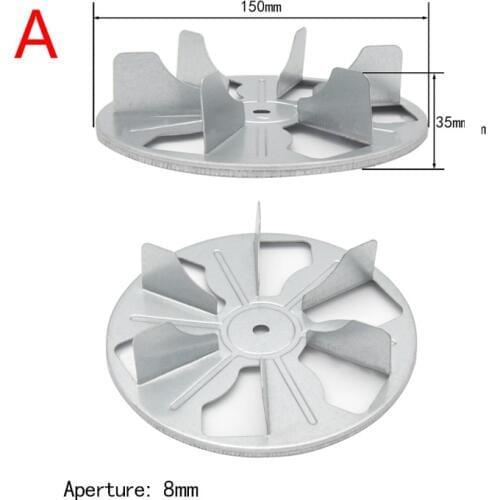 Aluminum Alloy Motor Fan Blades Fan Paddle Blades for Oven Pellet Stove Exhaust Blower Motor Exhaust Combustion Fan