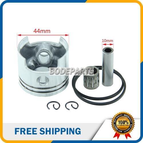 HH-122 44mm 49cc 2 strokes Engine 10MM Piston set kit and Mini Piston Ring For atv pocket bike pit bike chain saw Garden Tools