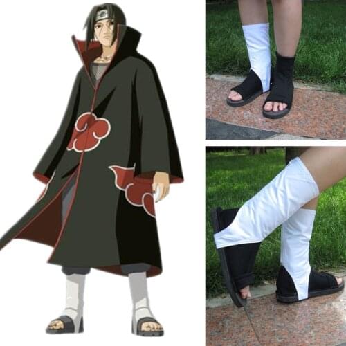 New Anime Hokage Konoha Hatake Kakashi Cosplay Shoes Uchiha Ninja Shoe Cotton Boots Slippers Party Masquerade Props Accessories