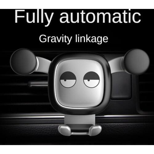 New Product Car Phone Holder Air Outlet Phone Holder Cartoon Creative Gift Gravity Induction Car Holder