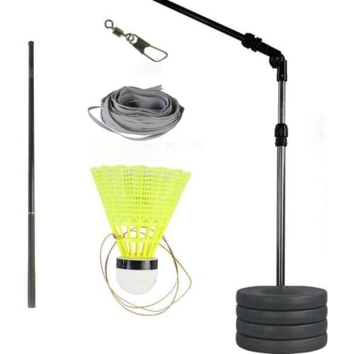 Single Badminton Trainers Racket Robot Training Tools Professional Badminton Training Stringing Fast Automatic Rebound Machine