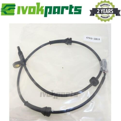 Front Alex Left & Right L/R ABS Wheel Speed Sensor For Nissan Rogue X-TRAIL RENAULT KOLEOS I 2.0 2.5 dCi 47910-1DA1A 479101DA1A