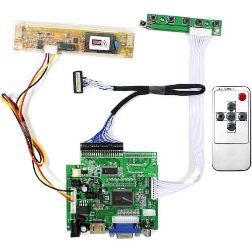 HD MI+VGA+2AV LCD Controller Board For 8.4inch 640x480 AA084VC03 LCD Screen