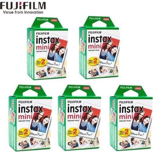20-100 Sheets Fuji Fujifilm instax mini 9 films white Edge 3 Inch wide film for Instant Camera mini 8 9 7s 25 50s 90 Photo paper