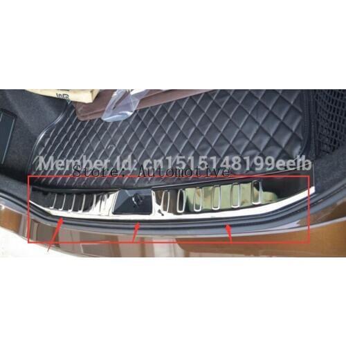 Fit For 2010 2011 2012 2013 2014 for bmw X1 E84 Inner Stainless steel Rear Bumper Protector sill tread plate