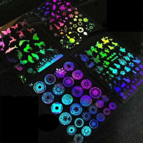 Magic Stars rocket butterfly transparent laser material With use of epoxy Mold Making Mould Jewelry Tool filling for DIY jewelry