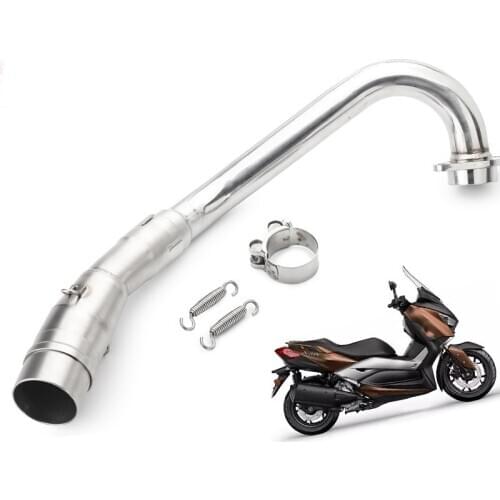 Slip-On For X MAX 300 XMAX300 XMAX 300 XMAX250 X-MAX250 Middle Link Pipe full system Fit All 51mm Exhaust Muffler