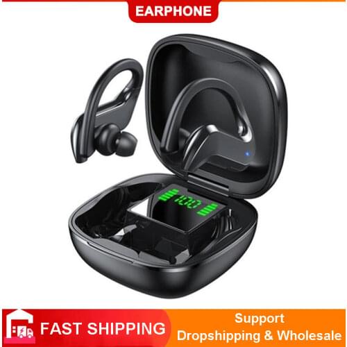 HelloPods MD03 Bluetooth Earphone Led Display Wireless Headphone TWS With Microphone Stereo Earbuds Waterproof Noise Cancelling