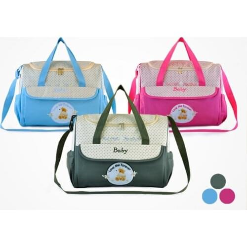 High Quality Mummy Baby Bag Multifunctional baby diaper changing Shoulder Handbag Maternity Mother Stroller Bag For Mom