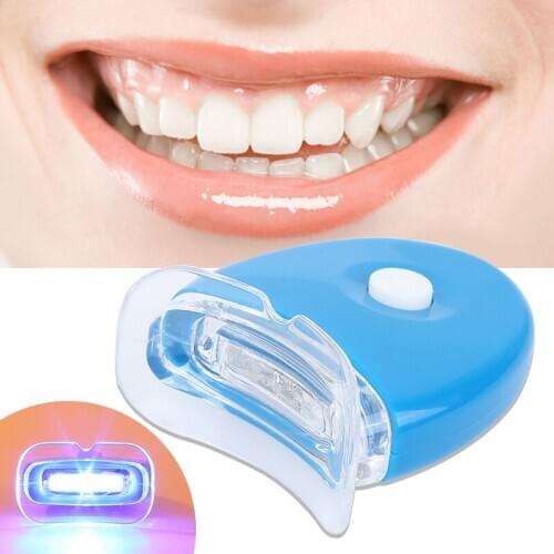 1PC Teeth Whitening Light LED Light Teeth Whitening Personal Treatment Whitener Health Oral Care Dentist Gift TSLM1