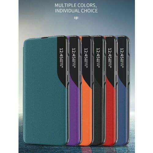 10pcs/Lot Smart Magnetic Leather Flip Phone Case For Huawei Mate 40 Lite Pro P Smart 2021 Y7A Y6P Honor 9A 9S Y5P Y5 Prime 2019