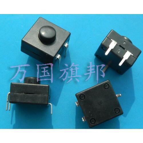 12*12*9mm 2 open 1 close self-locking push button switch 3P