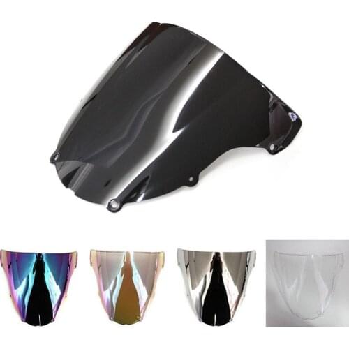 ALLGT Motorcycle Front Windshield for Kawasaki Ninja ZX6R 2003 2004