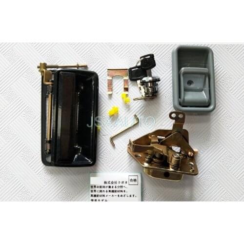 Excavator accessories For KUBOTA 155/161/183/185 cab door lock assembly lock block lock cylinder
