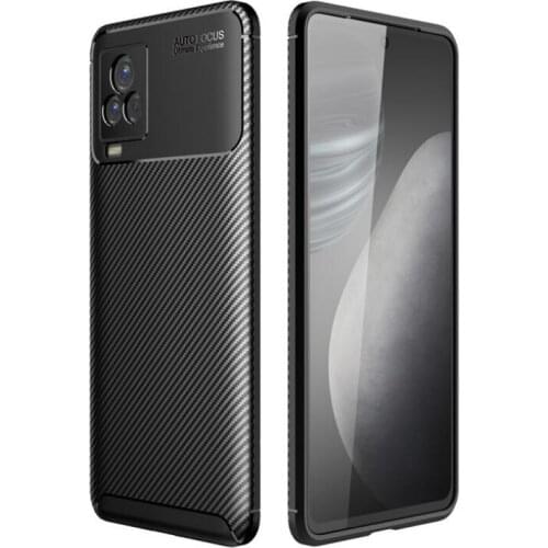 Phone Case For Samsung Galaxy S21 FE F52 Carbon Fiber Business A22 All-Inclusive Silicone Soft Shell A82 Protective Back Cover