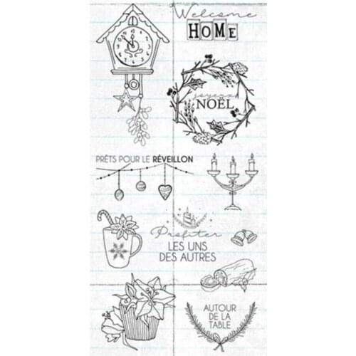 French transparent Clear Silicone Stamp/Seal for DIY scrapbooking/photo album Decorative clear stamp sheets B0781