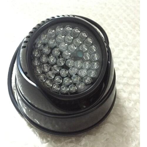 Lihmsek Mini Indoor IR Infrared Illuminator 940nm Wavelength IR LEDs 48pcs Dome Type CCTV IR Illuminator Lamp, Free Shipping