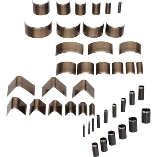 Leather Craft Tools Leather V Shape Punch DIY Tool Tail Cut Puncher Round Belt Perforated Accessory Set Hole Punching