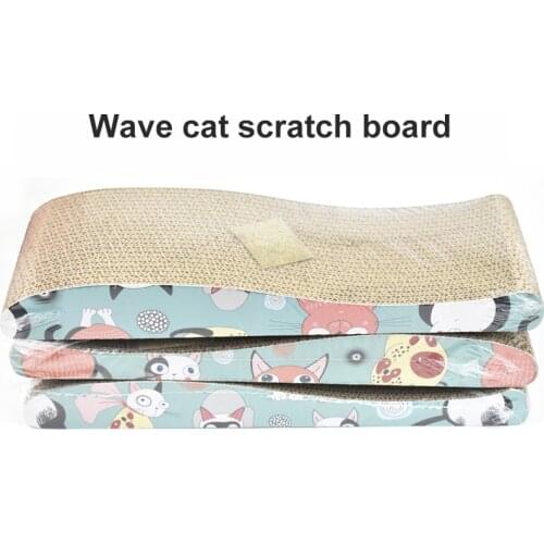 Cat Scratching Board Claw Grinder Corrugated Paper Cat Scraper Durable Scratcher Protecting Board Furniture Supplies Cat Toys
