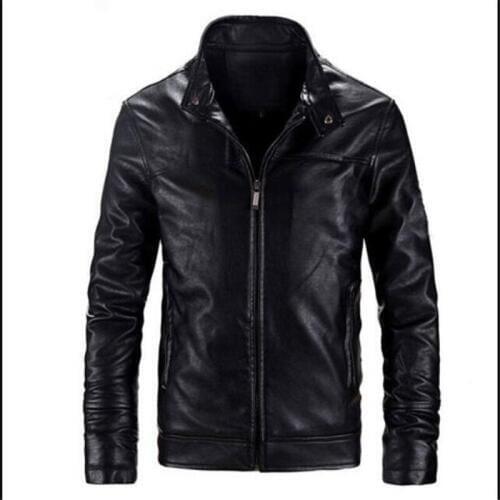 Leather Motorcycle Biker Jacket New Brand Men Jacket Punk Multi Design Style Fashion Flag Leather Coats Male Bomber Jacket 5XL