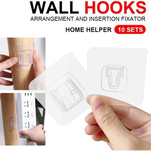 Hooks Hanger Strong Transparent sucker Hook decorative Double Sided Suction Cup Multi Purpose Wall Hooks For Kitchen Bathroom