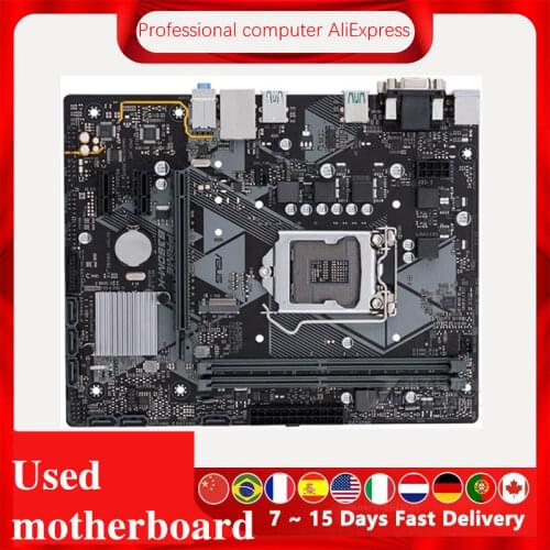 For Asus PRIME B360M-K Original Used Desktop Intel B360 B360M DDR4 Motherboard LGA 1151 i7/i5/i3 USB3.0 SATA3