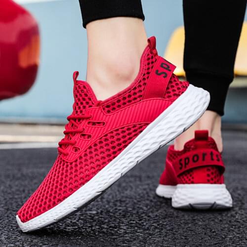 New Plus size 46 Light running shoes for men Mesh Breathable sneakers Outdoor Flats soft Casual Walking Shoes male Summer 2021