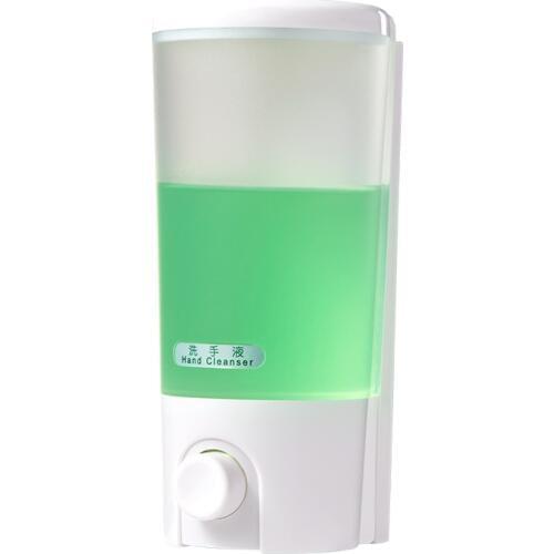 SVAVO Wall mounted Shampoo Dispenser 400ML Single Bottle Manual Liquid Soap Dispenser for Bathroom Household Kitchen