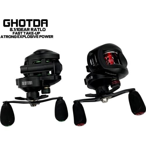 New Baitcasting Reel 8.1:1 High Speed Fishing Reel 10KG Max Drag Reinforced Reel Drag Reel Carp Drag Reel Fishing