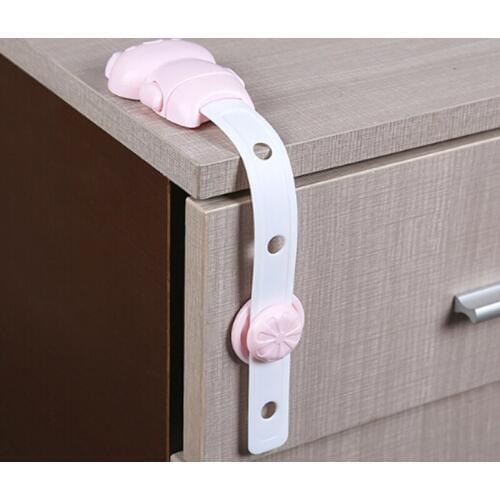 New High Quality Cartoon Safety Lock Baby Safety Cabinet Lock Children Protection Kids Drawer Locker Baby Security Cupboard Lock