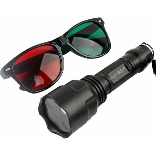Portable Four-hole Lamp 4 Dot Lamp Optometry Tool Optometry Flashlight with Red and Green Glasses Torch Optometry Equipment