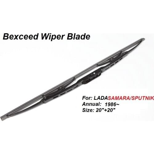 20"+20" High quality Bexceed of car windshield Traditional wiper blade For LADA SAMARA/SPUTNIK
