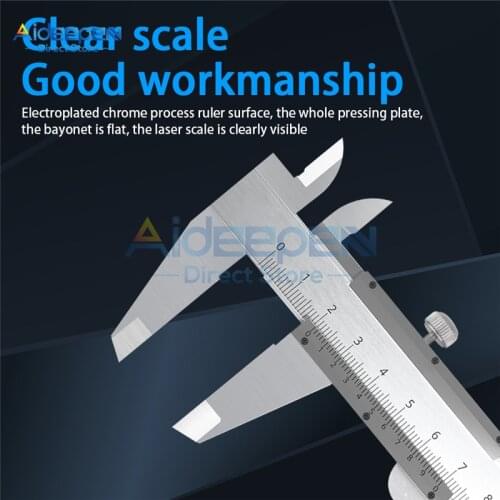Vernier Caliper 6 inch 0.02mm 0-150mm 0-200mm 0-300mm Metal Calipers Gauge Micrometer Measuring Tools