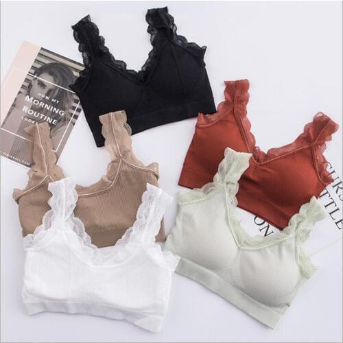 Sport Bra Women Breathable comfortable Fitness Lace Bust Bra Leisure Garment wear Push Up Seamless Top Underwear Summer Bra