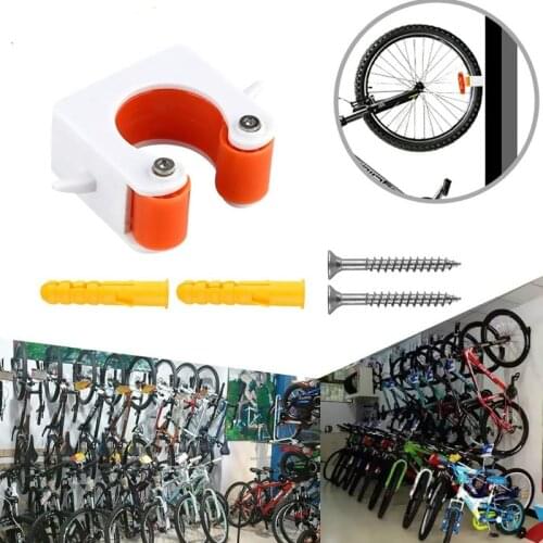 Bicycle Rack Storage Bicycle Parking Rack Buckle Road Mountain Bike Wall Mount Hook Portable Indoor Vertical Bike Storage Cycl