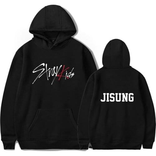 2D Hoodie Kpop Stray Kids Hoodies Women Men Streatwear Sweatshirt Teens Pullover Casual Clothing Long Sleeve W Trendy Clothing