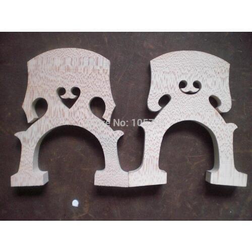 2 PCs Cello Bridge 4/4 including 1 PC Belgium Style and 1 PC French style