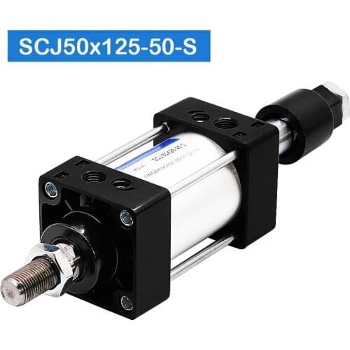 High Quality SCJ50X125-50-S SC Pneumatic Cylinder Adjustable Stroke Cylinder SCJ50 with magnetic