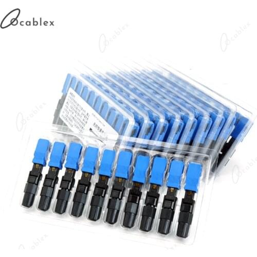 High Quality 50pcs/lot or100 PCS/lot or 200pcs/lot Fiber Optic SC/UPC Connector/FTTH Fast Connector