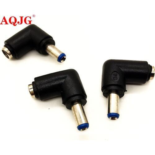 1pcs/lot 5.5*2.1 mm female to 5.5*2.1 mm male DC Power Connector Adapter Laptop 90 Degrees Plugs