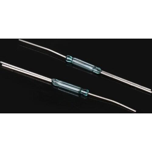 10 Pcs 2.5X14mm 4W 3 Pin Glass Reed Relay Magnetic Switches N/O N/C SPDT 203B