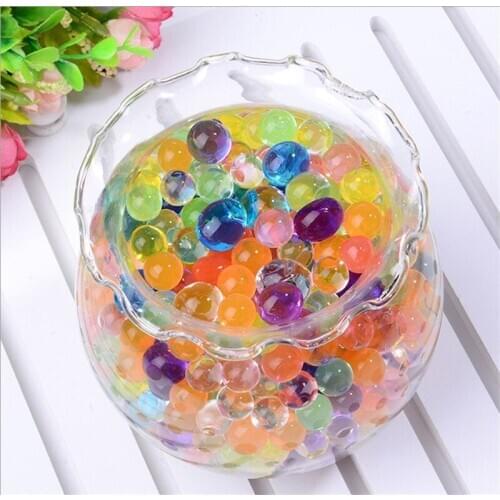 1000pcs Multicolors Crystal Soil Plant Flower Jelly Mud Water Beads for Plants Pearls Vase Soil Gel Balls Home Decoration 5Z