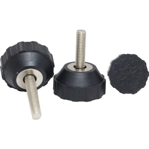 4pcs M10 Thread Adjustable Foot Cups Nylon Base furniture pads screw Leveling feet Table Chair Sofa Support Leg floor protector